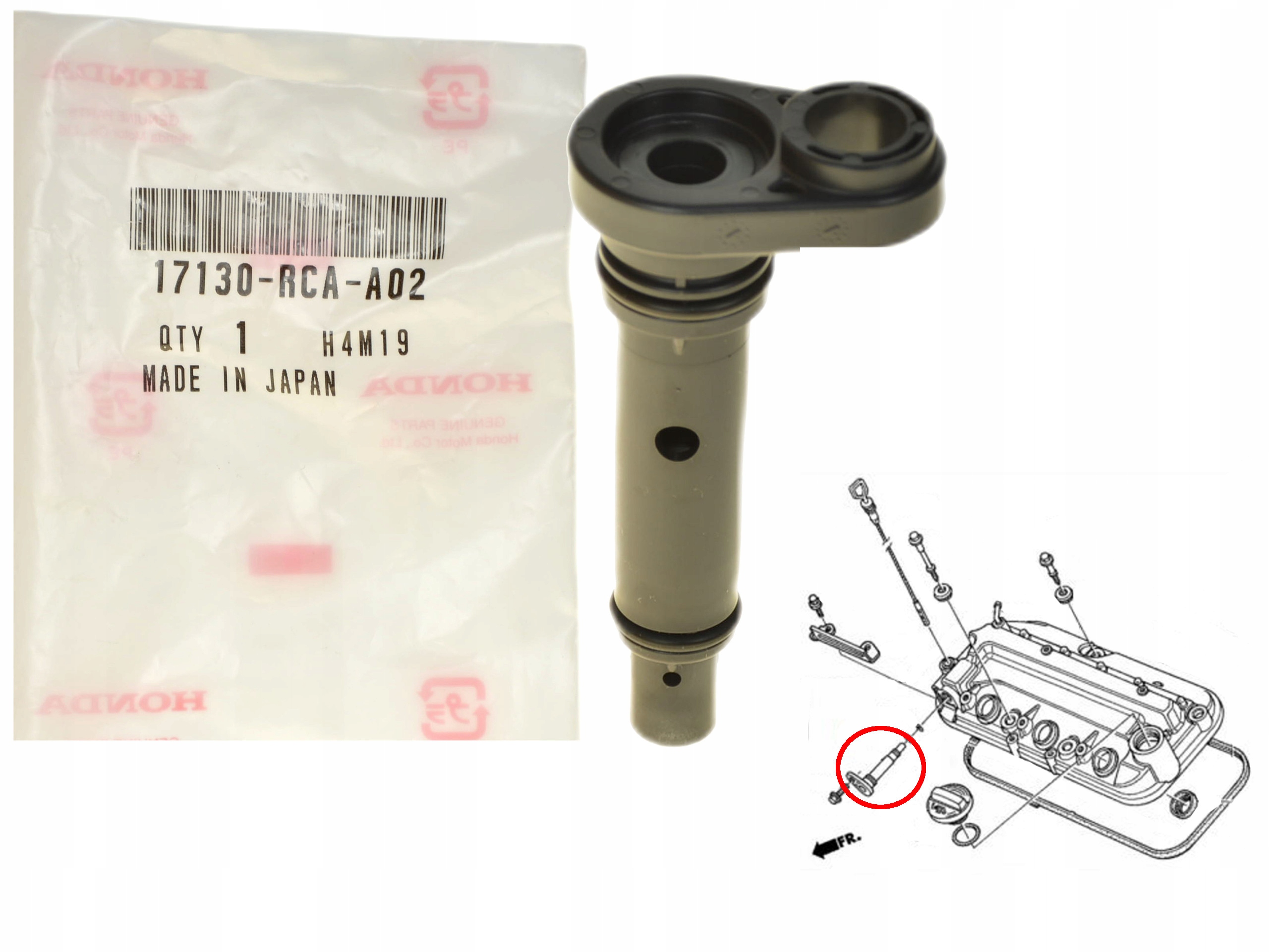 Pvc Ventil Odmy 17130-RCA-A02 Oe Honda Legend Odyssey Pilot Ridgeline