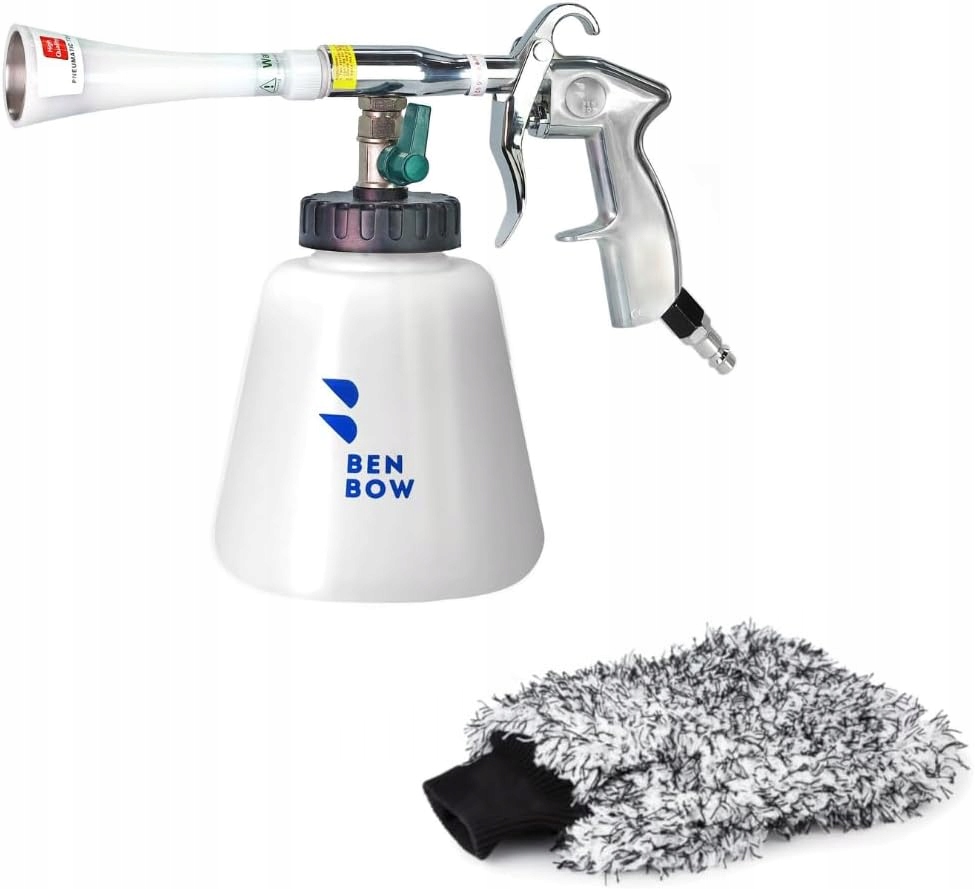 BenBow Pistole na čištění stlačeného vzduchu klasický kov ruka