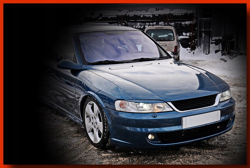 Brewki OPEL VECTRA B /ABS /CZARNE/// EYEBROWS///