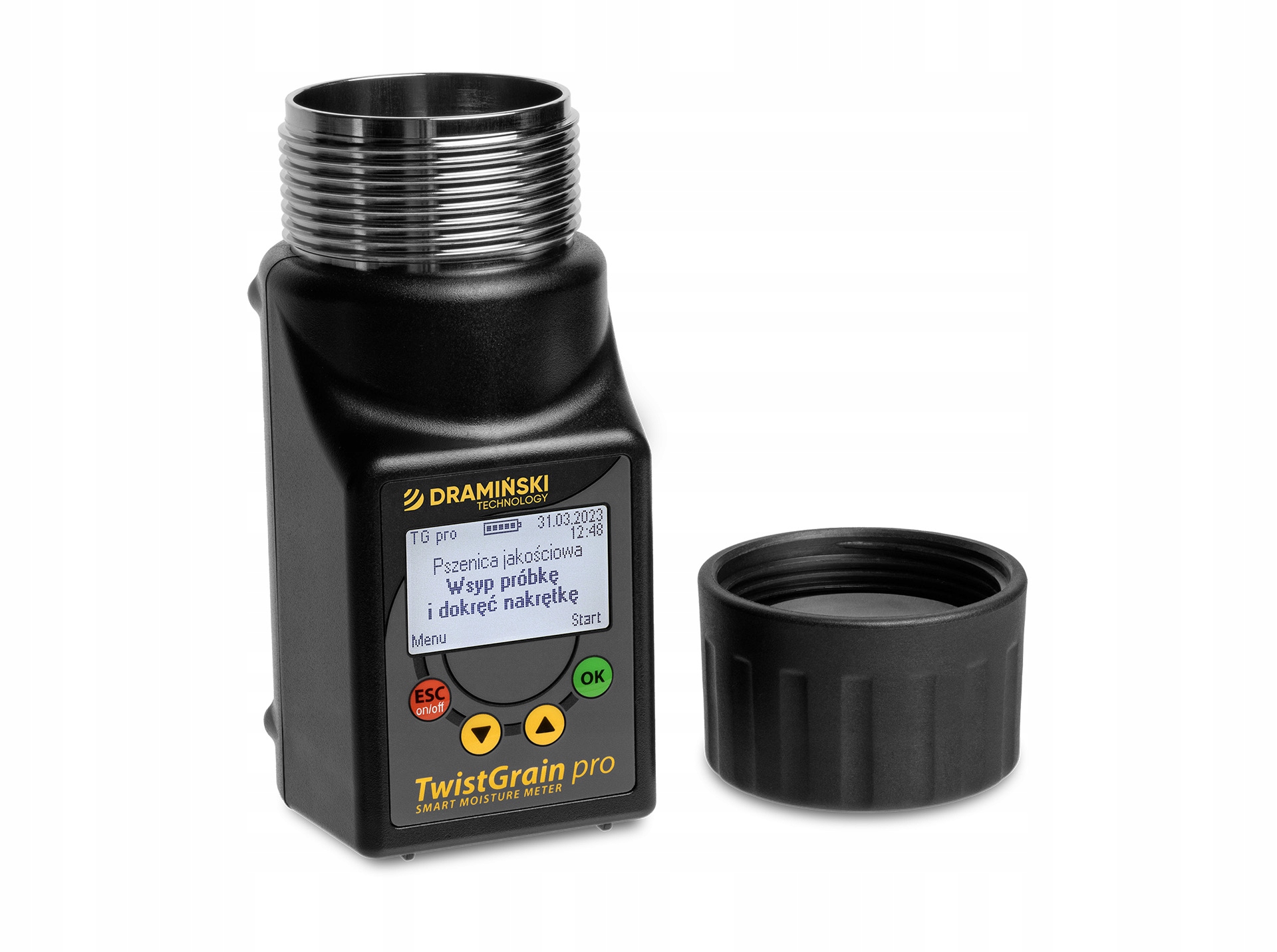 POLSKI wilgotnościomierz do ziarna, zboża, nasion Twist Grain pro, TG pro