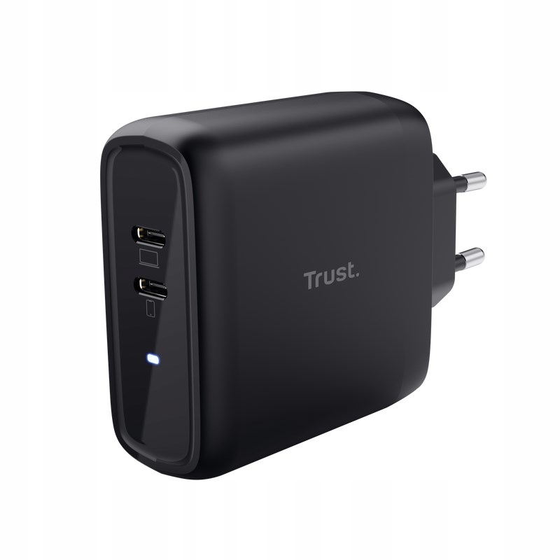 Trust nabíječka Maxo 65W, 2x Usb-c, černá 25380
