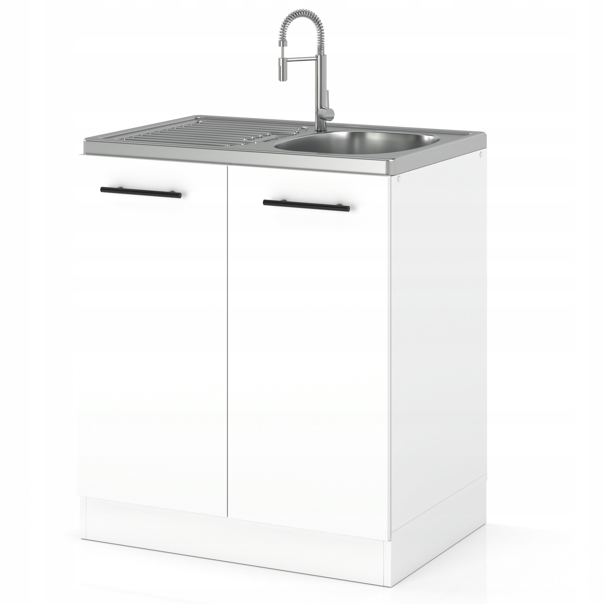 SZAFKA KUCHENNA DOLNA STOJĄCA POD ZLEW BIAŁY MAT 60CM