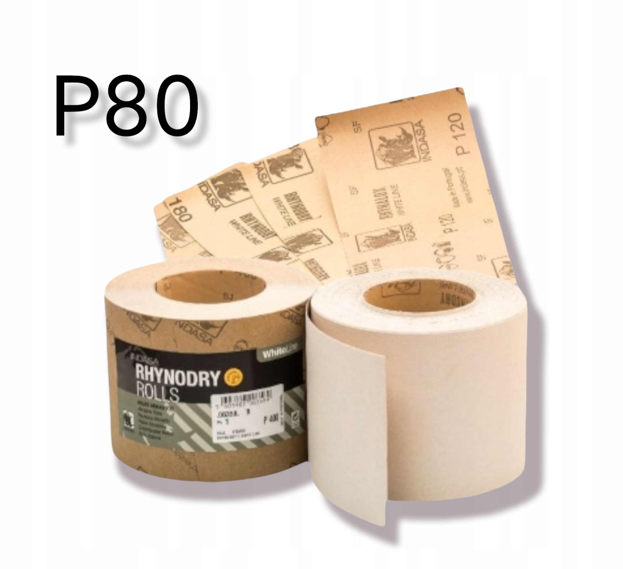 

Indasa Papier Ścierny Rolka 115mm*50m P80