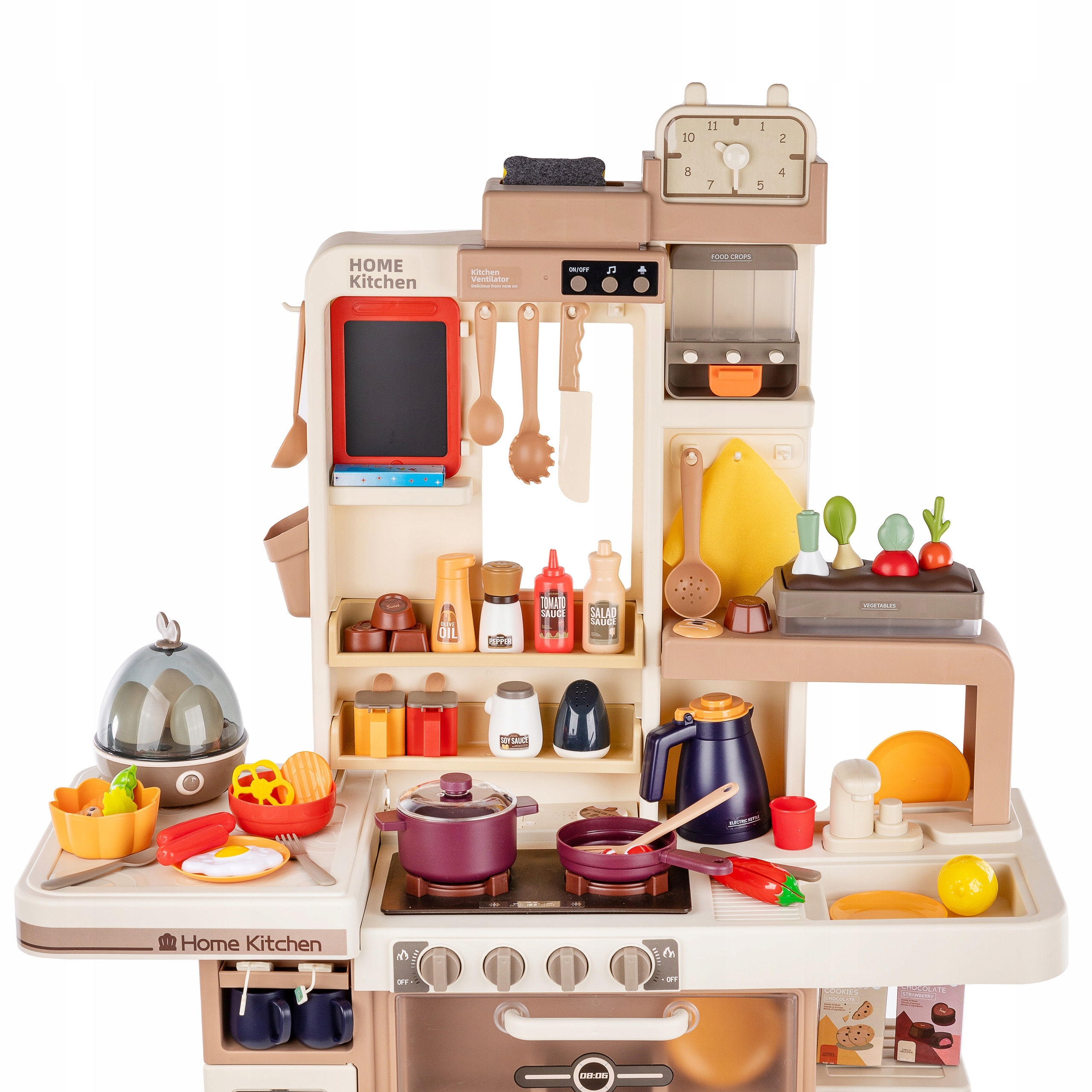 Dinette Enfant Leryveo Accessoires De Cuisine Pour Enfants, Play Kitchen Accessori Toy Play Food Jouets De Cuisine Realistes Avec Ustensi Amz Kit Cuisine Enfant