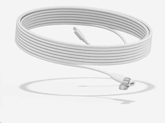 Logitech Rally MIC Pod Extension Cable White Ww 10m 952-000047