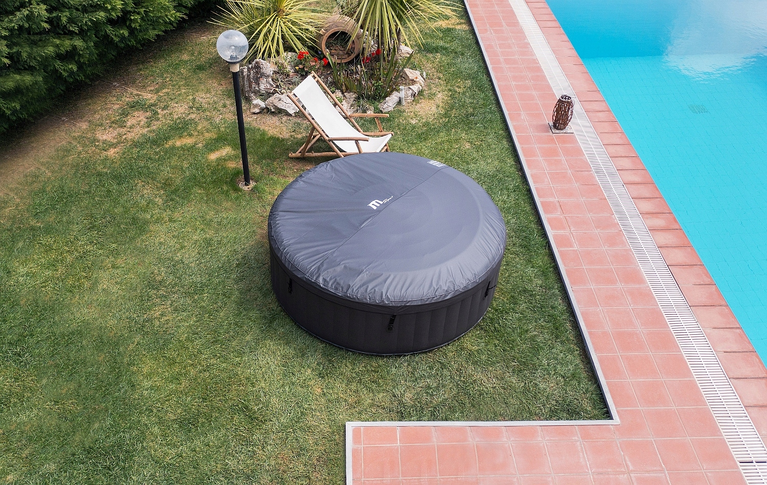 SPA OGRODOWE z HYDROMASAŻEM MSpa DMUCHANE 6os UVC COMFORT BERGEN MEDIUM Liczba miejsc 6