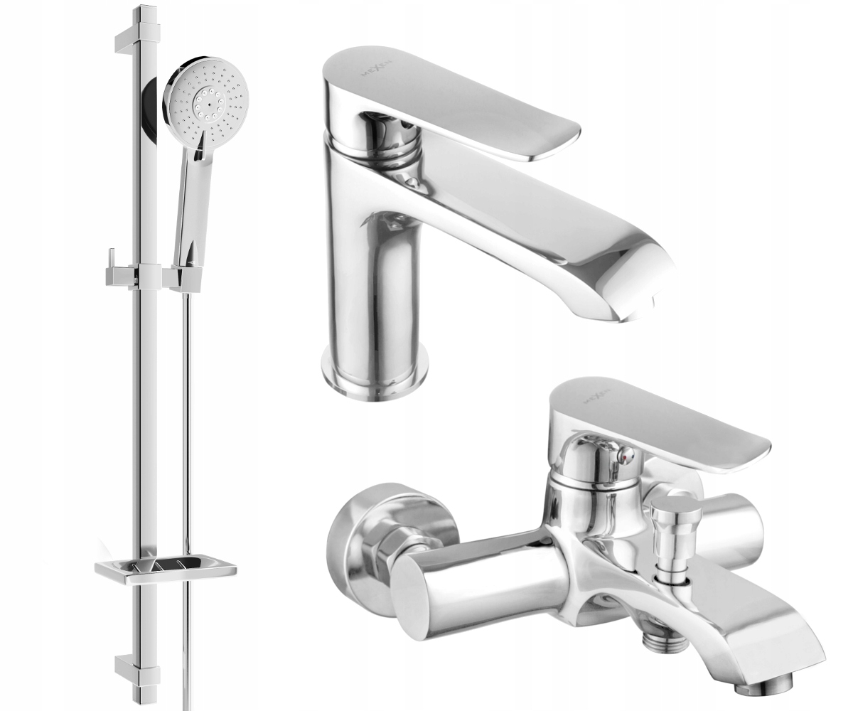 

Mexen Pecos DQ40 Zestaw Wannowy Bateria Chrom
