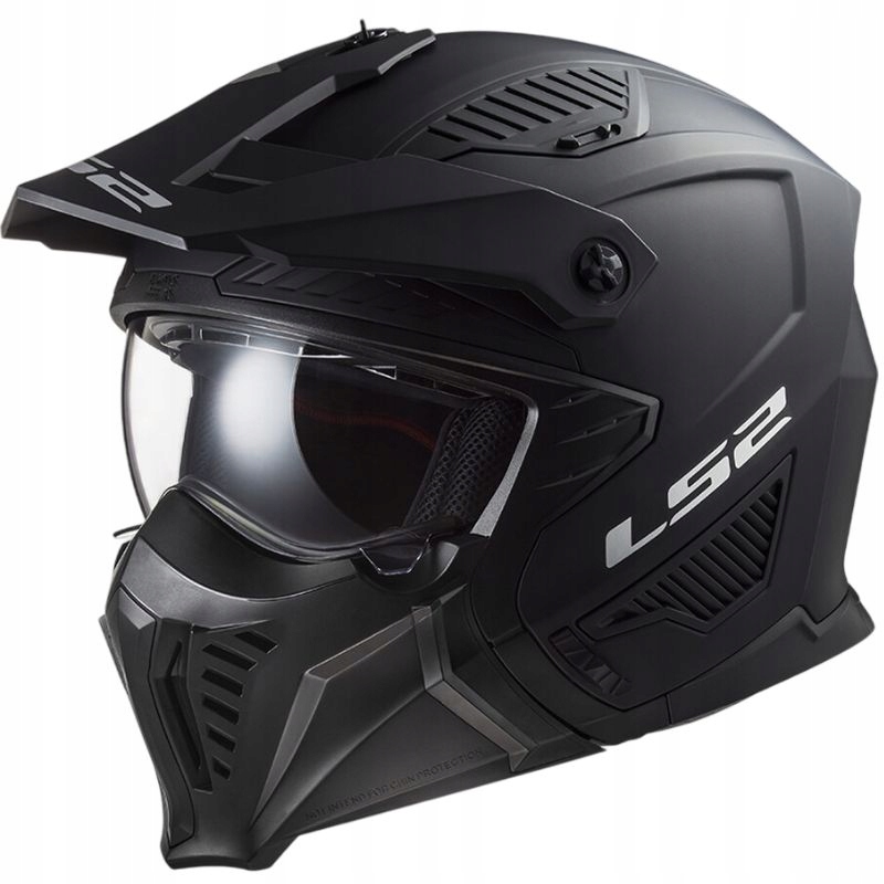 Motocyklová Prilba LS2 OF606 Drifter Solid Matt BLACK-06 2XL