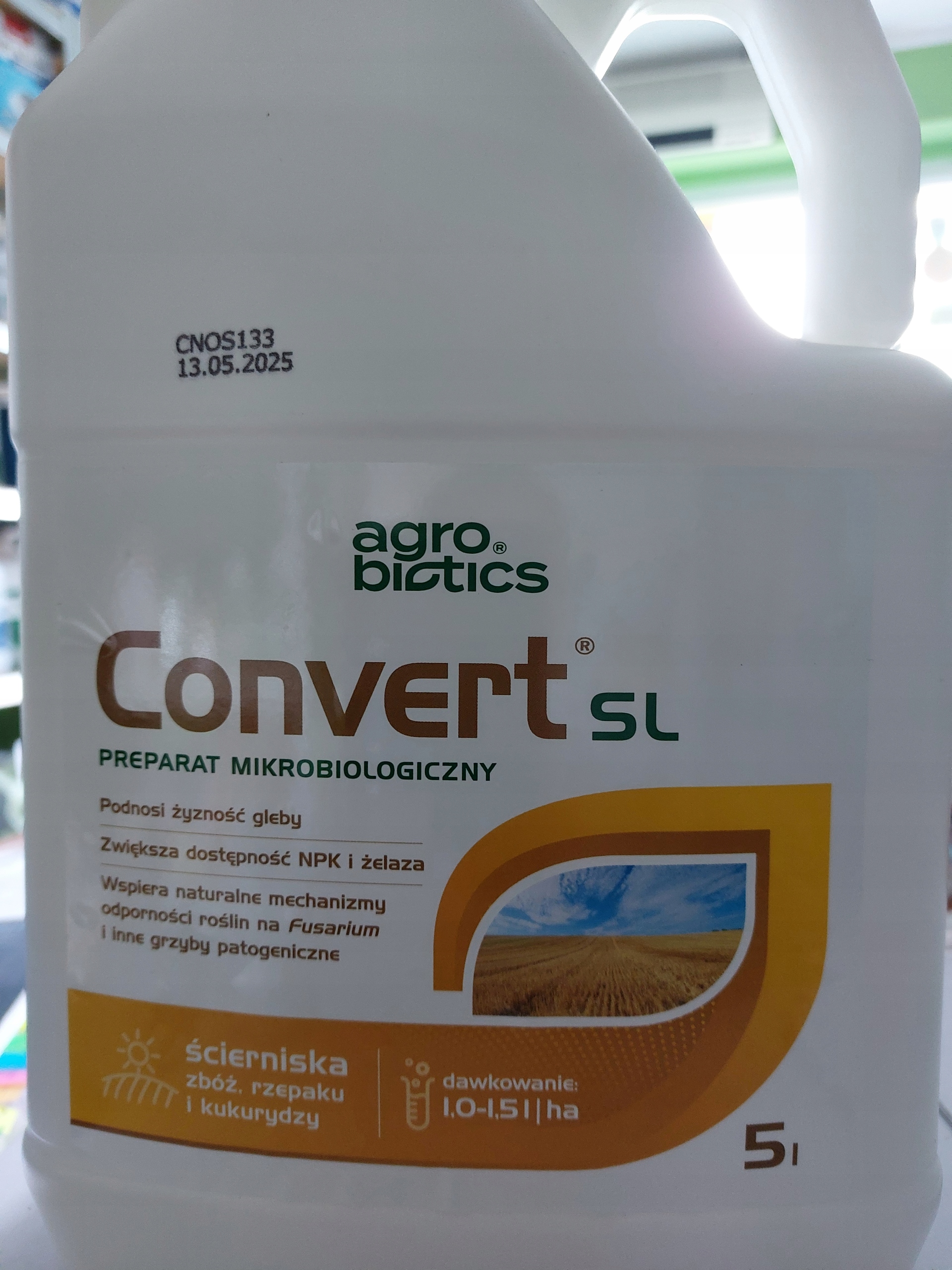 Convert Sl 5l użyźniacz na rozkład słomy resztek pożniwnych bakterie