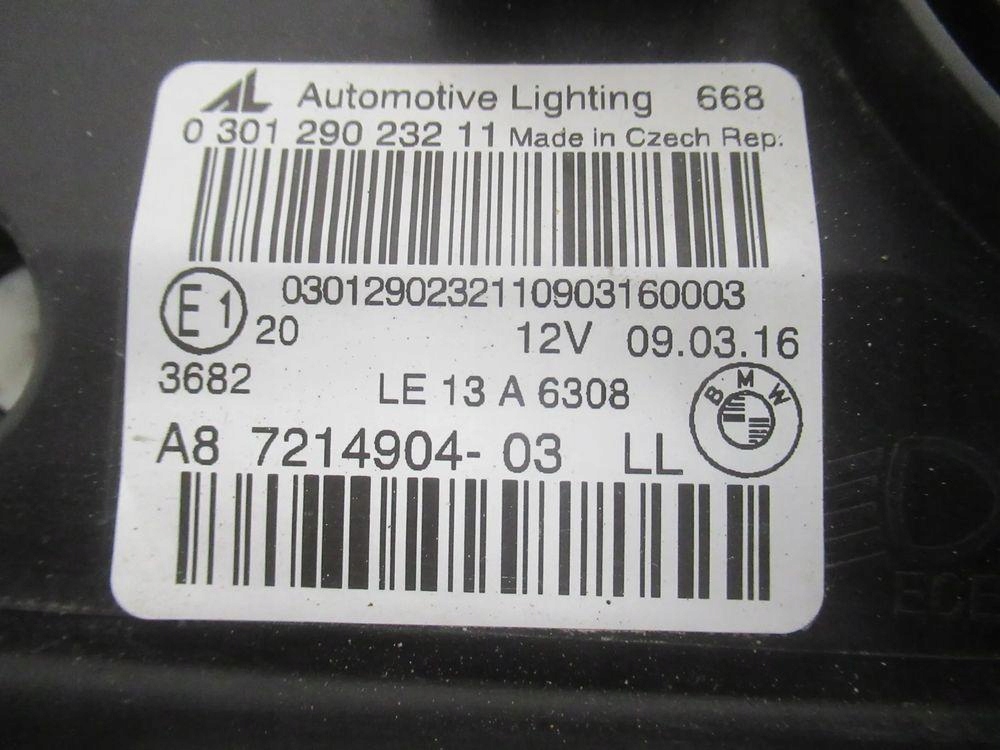 фара правая BMW II 2 F45 full led A8 7214904-03