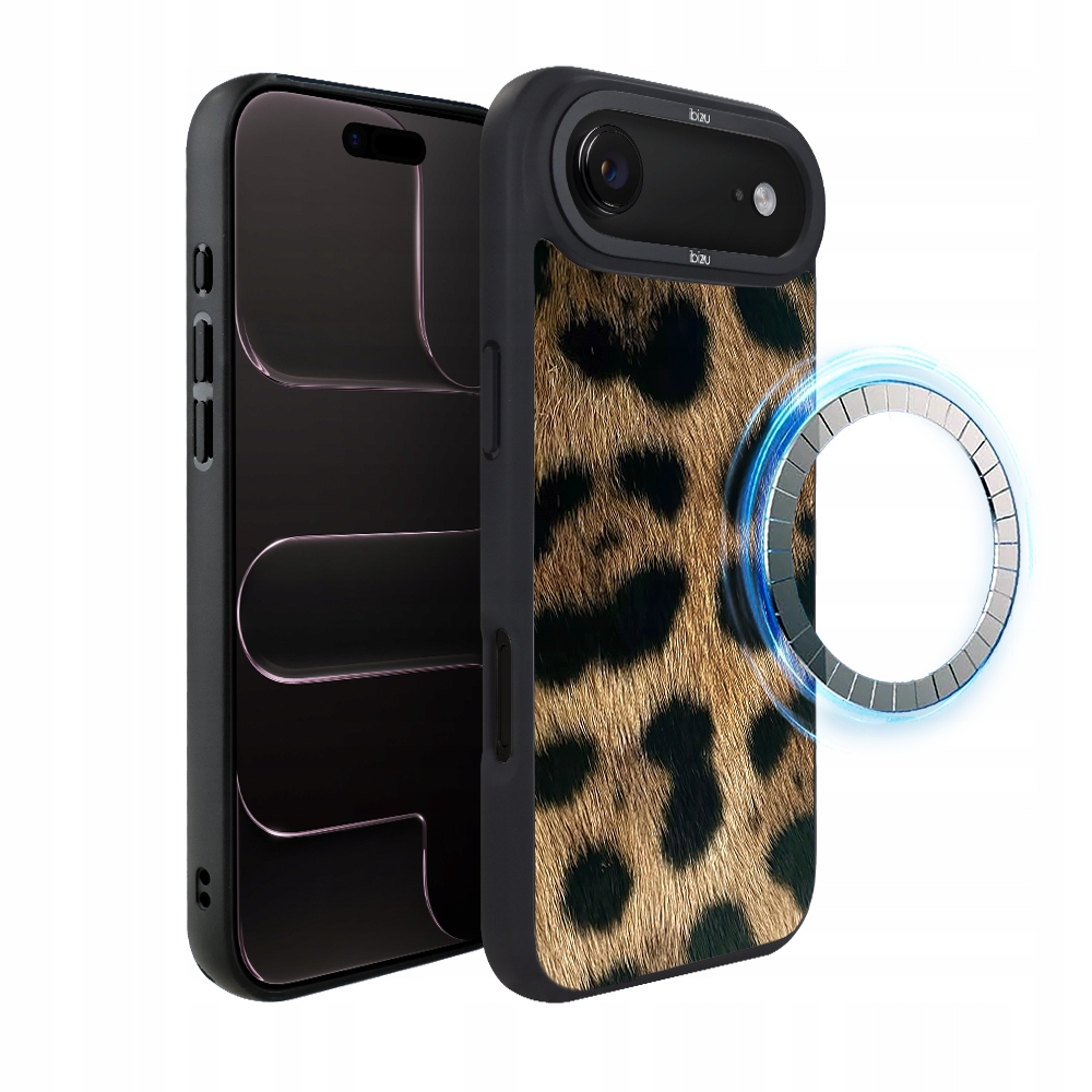 Matný Pouzdro pro iPhone Air Ibizu DropGuard s MagSafe, Call of Nature, leopardí