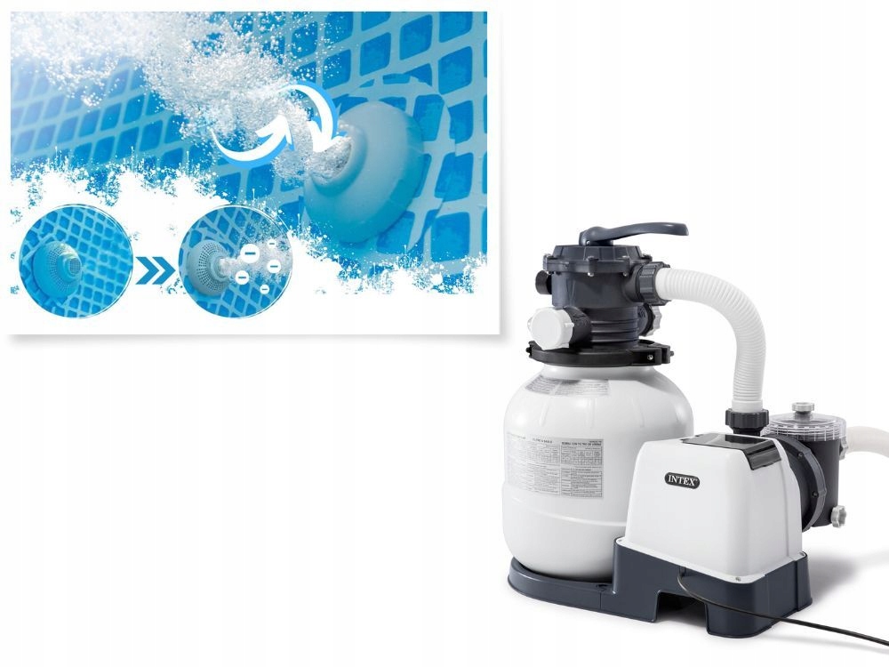 Pompa Piaskowa Filtr Basen do Basenu Intex 7900 l/h 26646 NOWY MODEL Marka Intex
