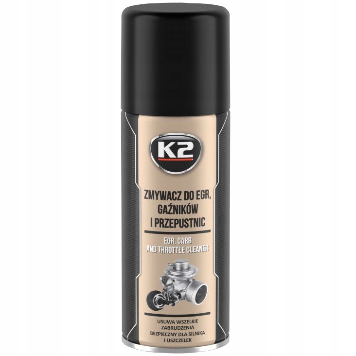 K2 ZMYWACZ DO GAŹNIKÓW ZAWORÓW EGR PRZEPUSTNIC