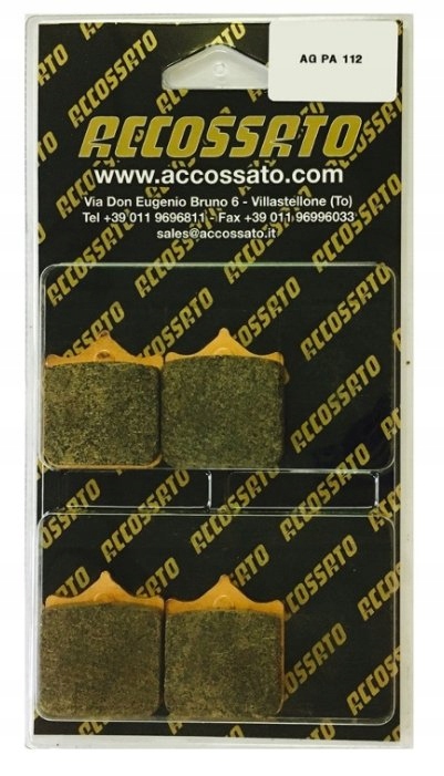 KLOCKI HAMULCOWE ACCOSSATO EV2 EXTREME AGPA112EV2