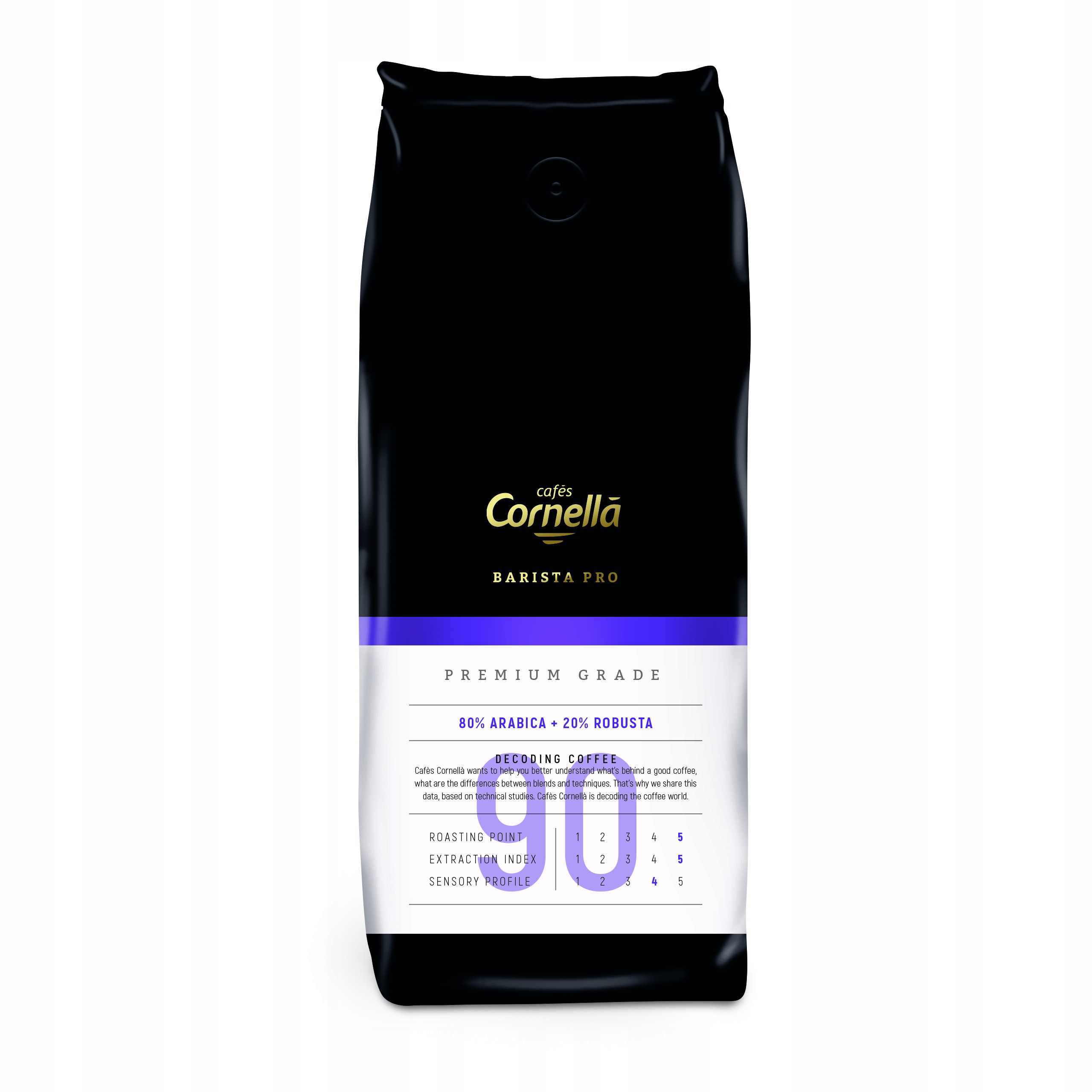 Káva zrnková Cornella Barista Pro 90 Premium Grade 1 kg