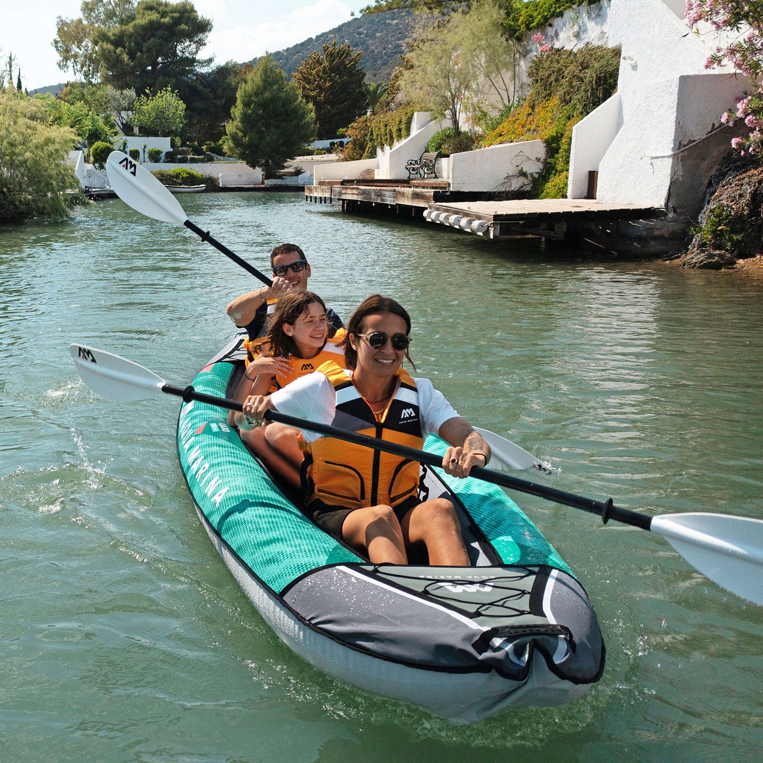 Inflatable kayak Aqua Marina Laxo 380 3-person 2022 Weight 17.5 kg