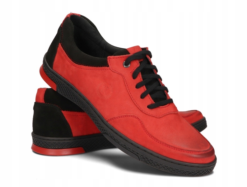 

Buty Męskie Skóra Casual Komodo 918 Czerwony 42