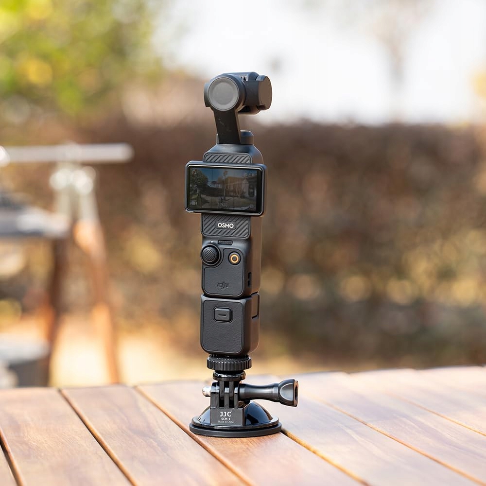 Uchwyt Przyssawka Do Kamery Sportowej GoPro DJI Mikrofon LED Auto JJC — miniatura 5