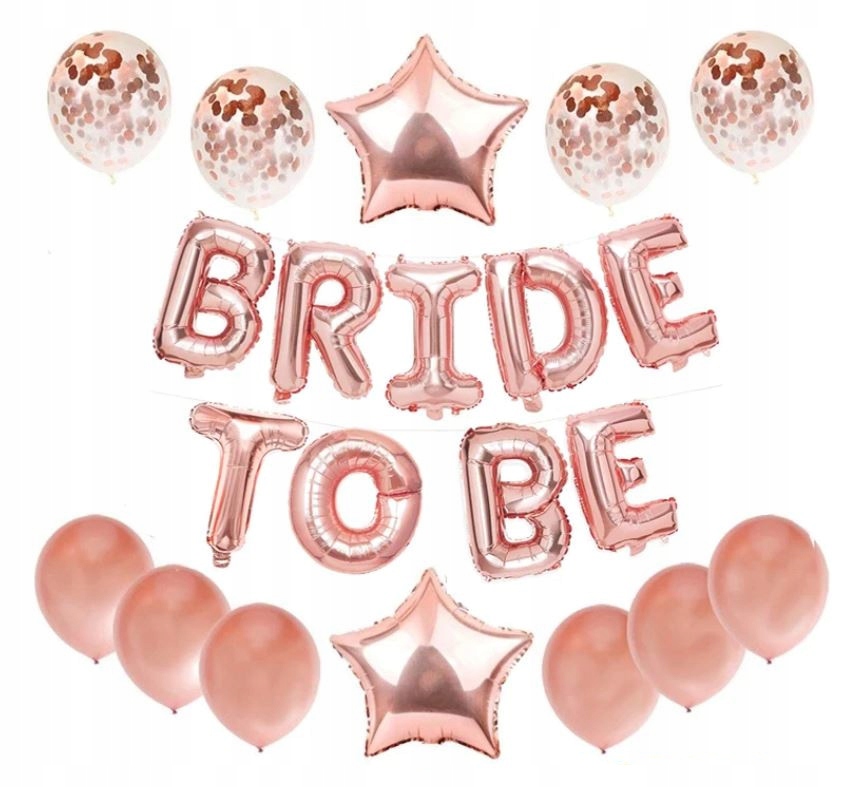

Bride To Be Zestaw balonów na panieński wieczór