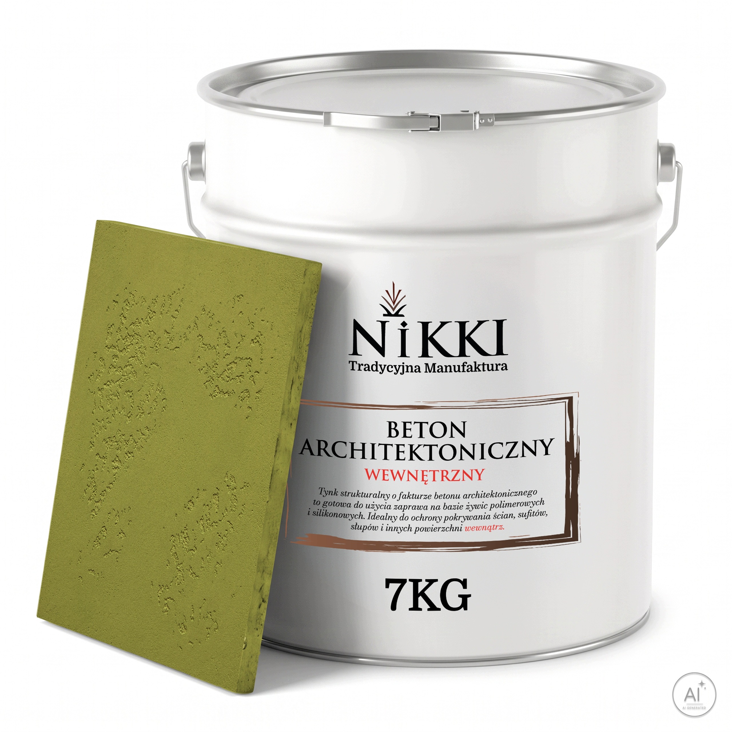 Dekorativní omítka s Betonu strukturou, vnitřní 7 kg, hrachová, H2437, výkonná