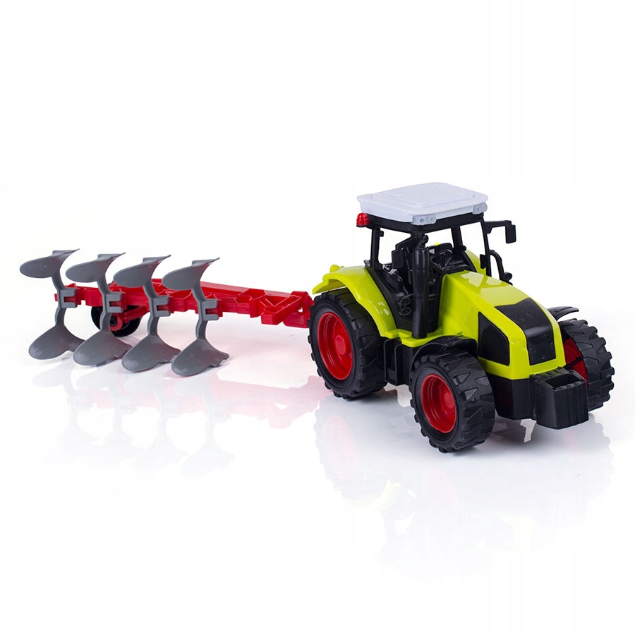 

Traktor Z Przyczepką Pług Do Orki Pól Ruchomy