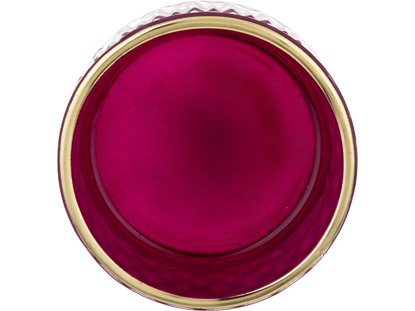 SZKLANY Pojemnik 11 x 8,5 cm NA WACIKI PŁATKI KOSMETYCZNE - Bordowy Pojemność 100 ml