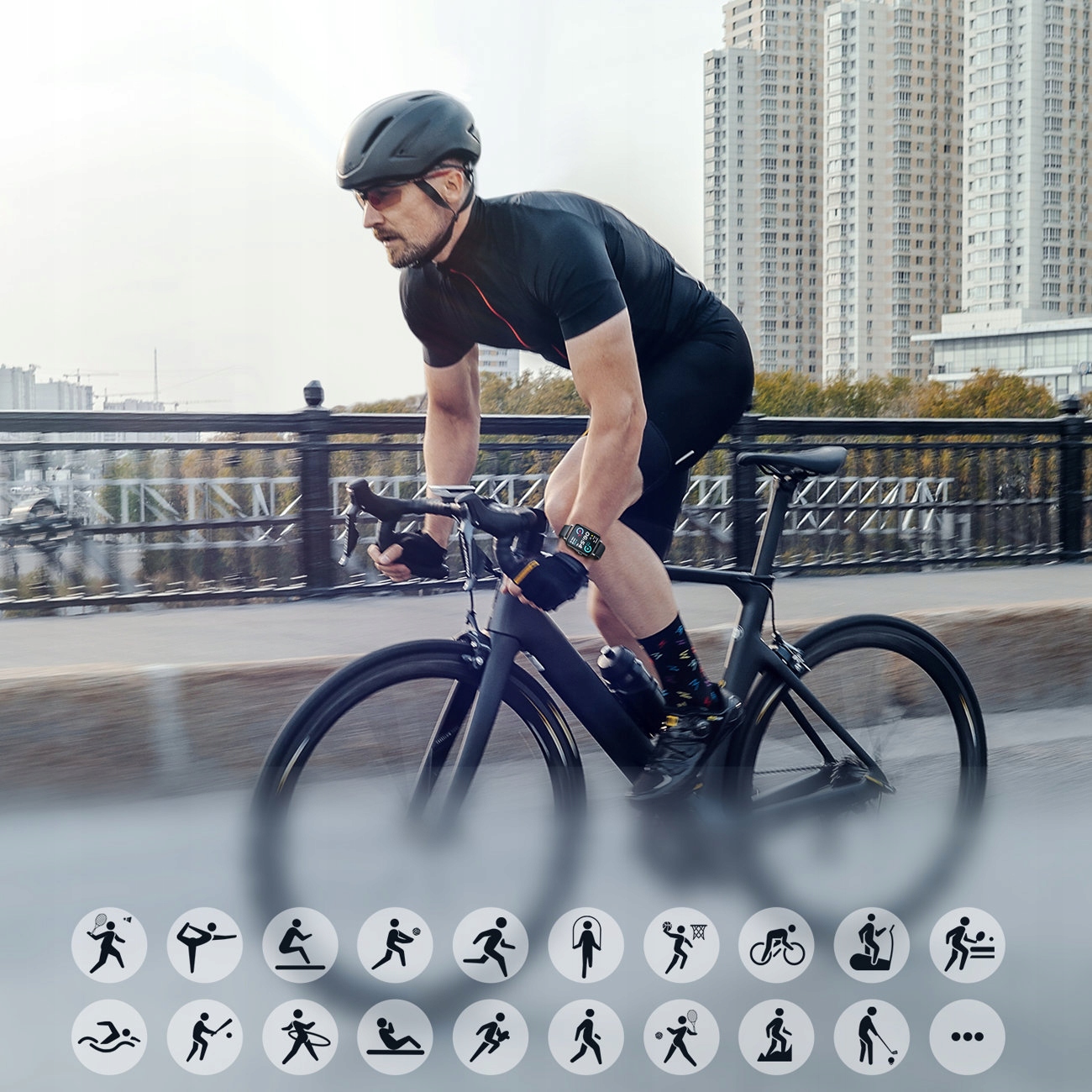JOYROOM SMARTWATCH ZEGAREK SPORTOWY FIT-LIFE | POLSKIE MENU Rodzaj smartwatch