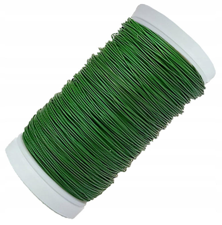 DRUCIK FLORYSTYCZNY 100 METRÓW drut druty wyrobowy zielony do kompozycji