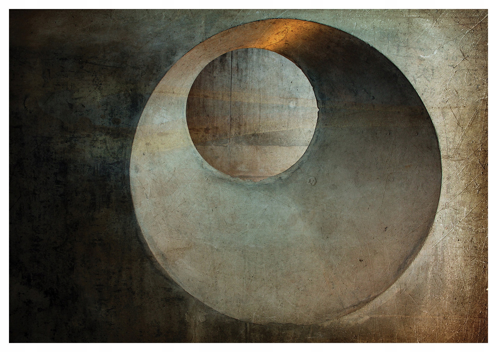 Fototapeta Kovové kolesá Abstrakcia Minimalizmus Perspektíva 368x280 lepidlo