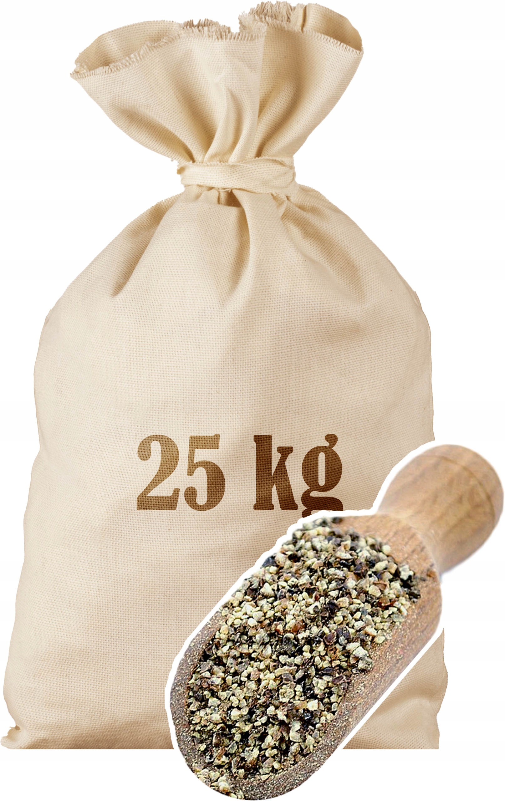 Levně Pepř Černý kladívkový 25 kg Ostrý aromatický Přírodní