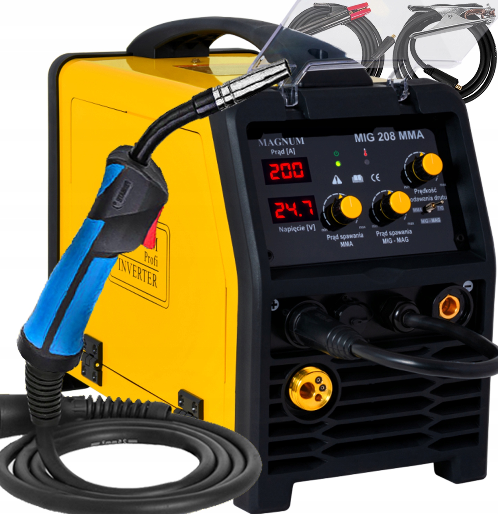 Invertorová Svářečka Mig Magnum Flux 200A 230V 2T