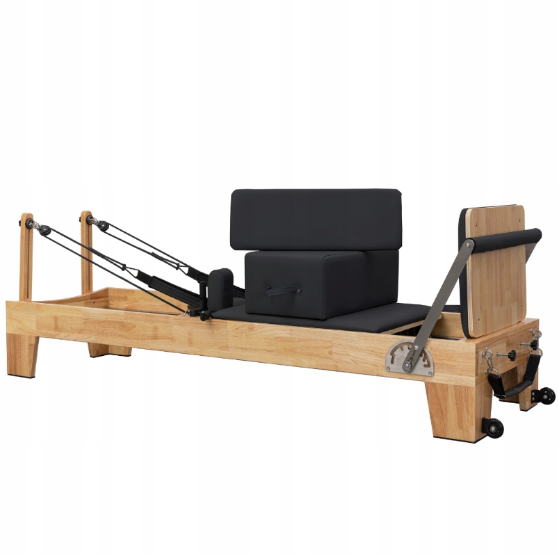 Reformer Pilates – masivní dubové dřevo – profesionální tréninkové zařízení