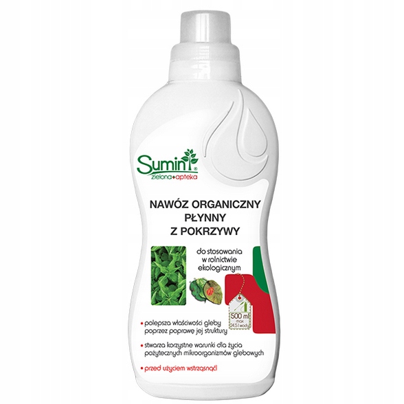 

Sumin Nawóz Organiczny Płynny Z Pokrzywy 500ML