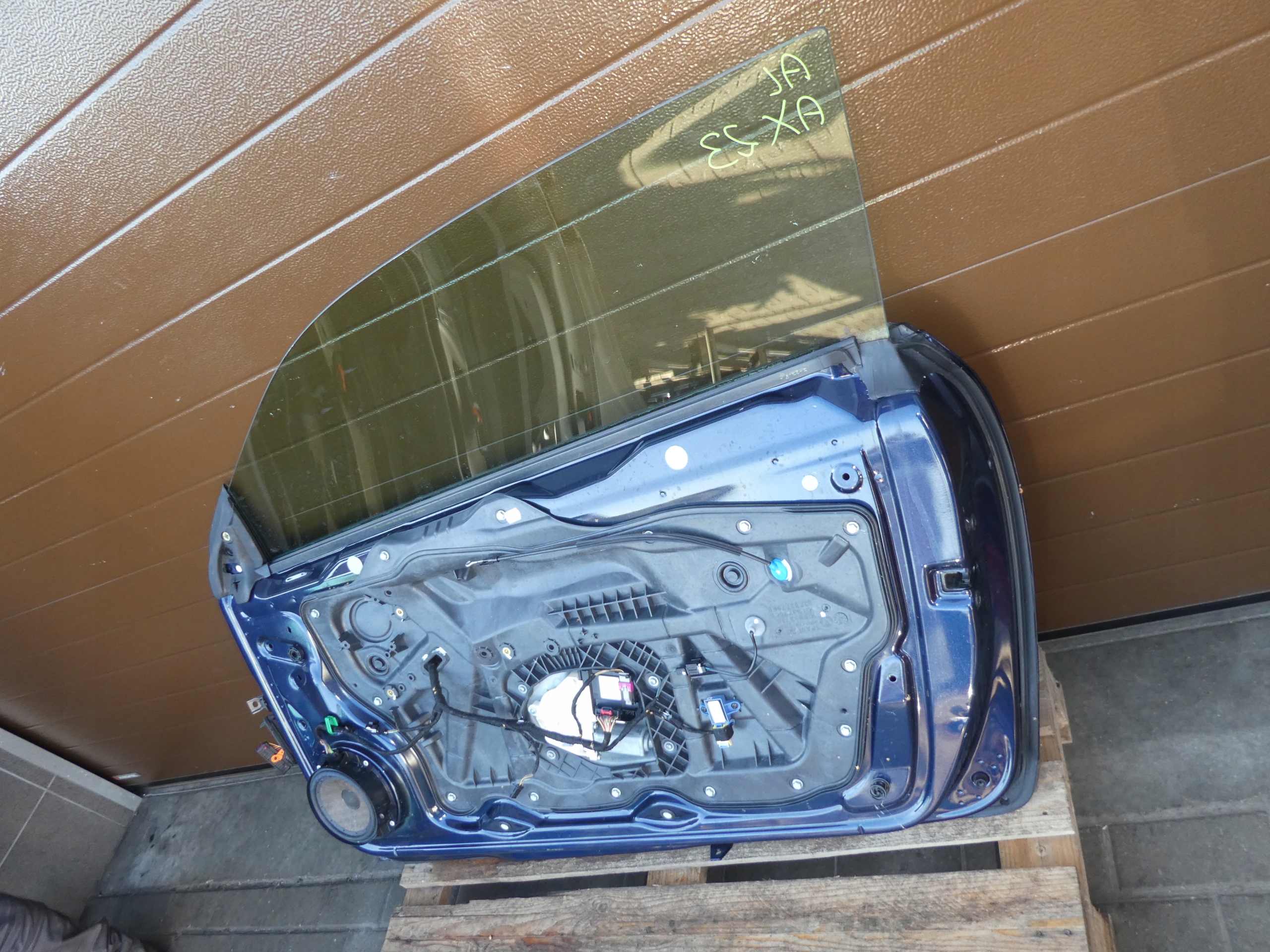 door right front complete VW SCIROCCO blue
