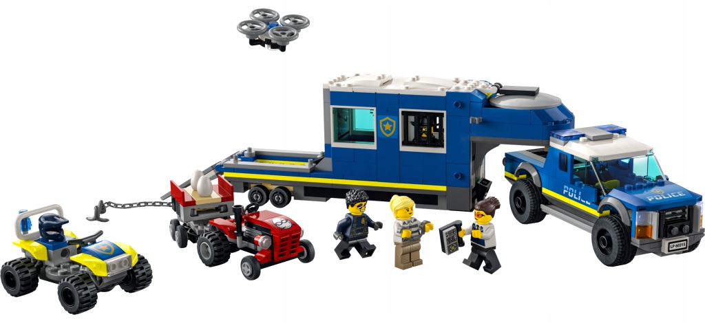LEGO CITY MOBILNE CENTRUM DOWODZENIA POLICJI 5w1 Certyfikaty, opinie, atesty CE EN 71