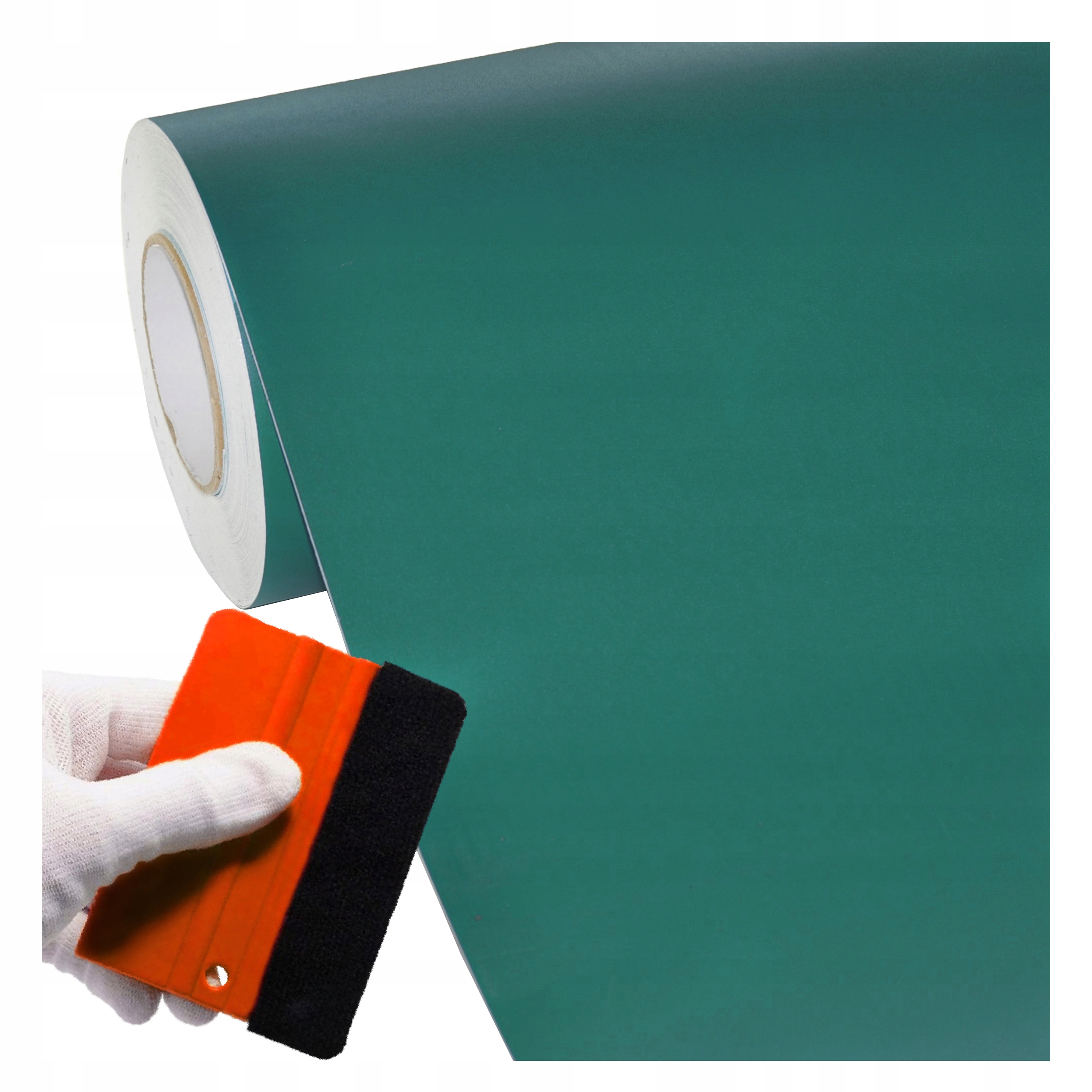 Nábytková dýha Samolepicí 122 x 300 cm Dveře Pracovní deska Silná struktura Zelená