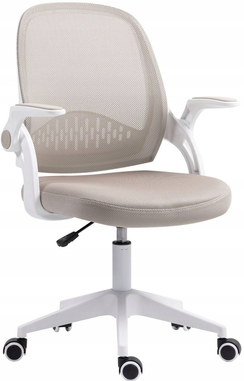 Fotel Biurowy Orbitra Flex 99 Beżowy Obrotowy Siatka Tkanina Regulowany