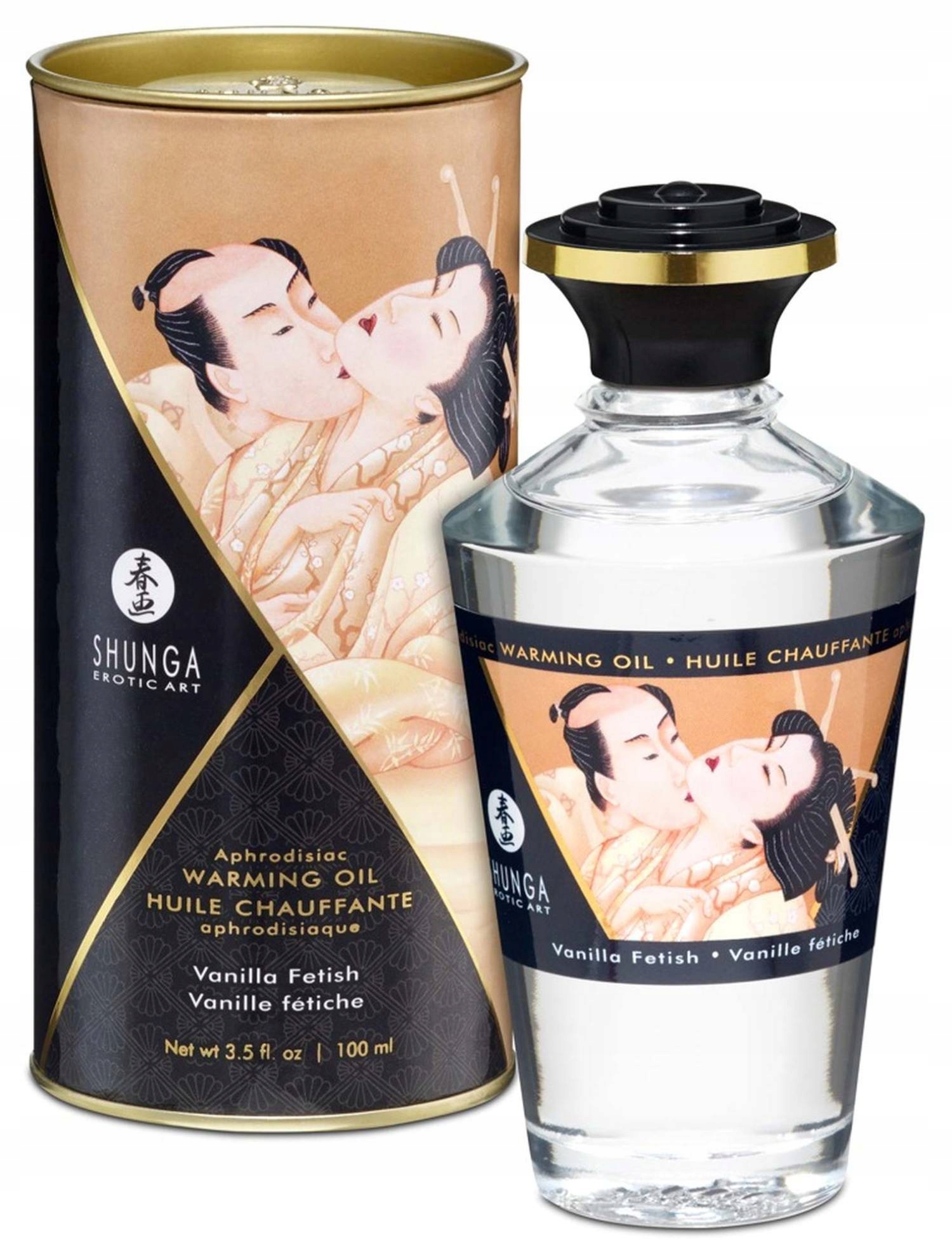 Luxusní jedlý hřejivý olej Vanilla Fetish 100 ml