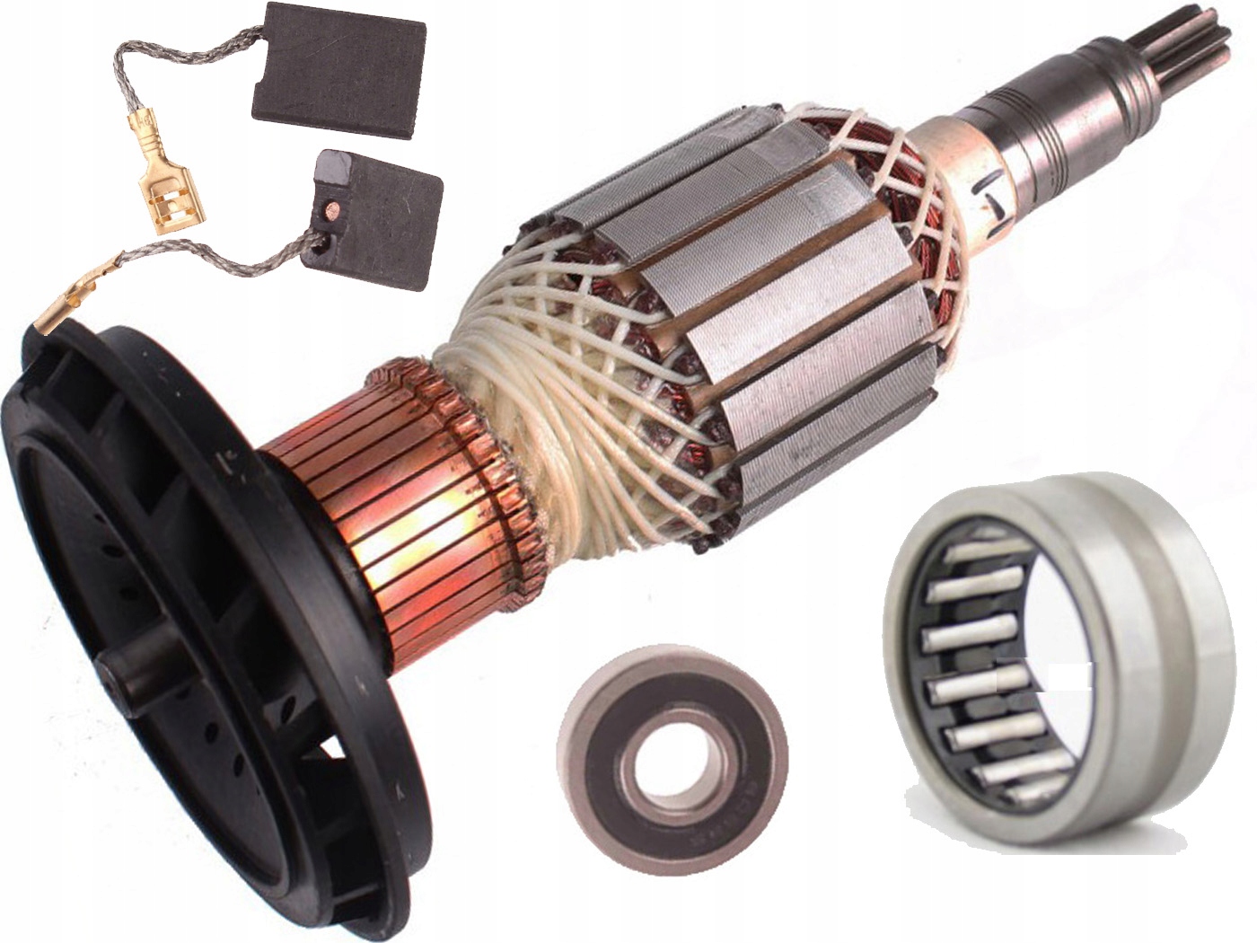 Wirnik Bosch GBH10DC GSH10C Gbh 10 DC Gsh 10 C 1617220073 łożyska szczotki