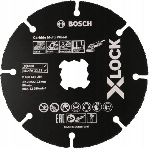 

Bosch Tarcza tnąca 125x22,23mm Carbide X-lock
