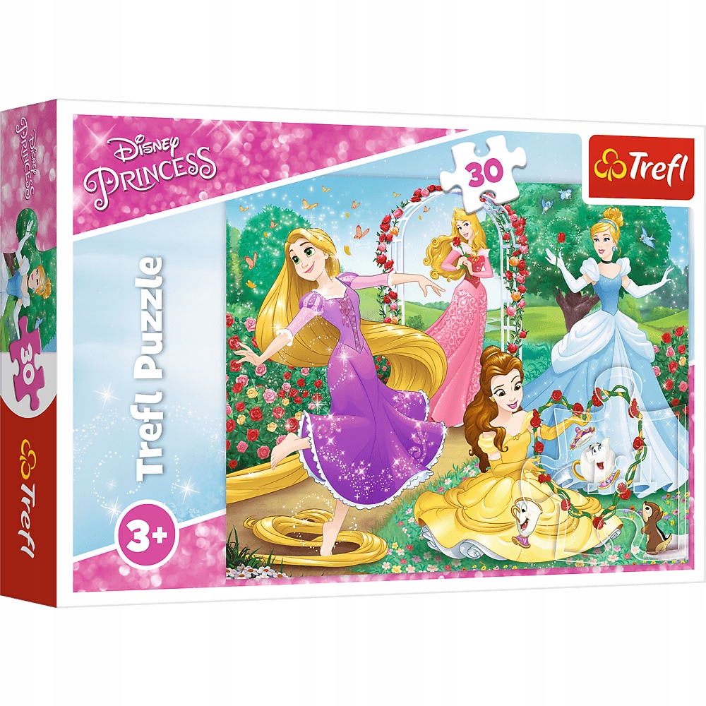 Puzzle 30 elem. księżniczki 3+ Trefl disney 27x20