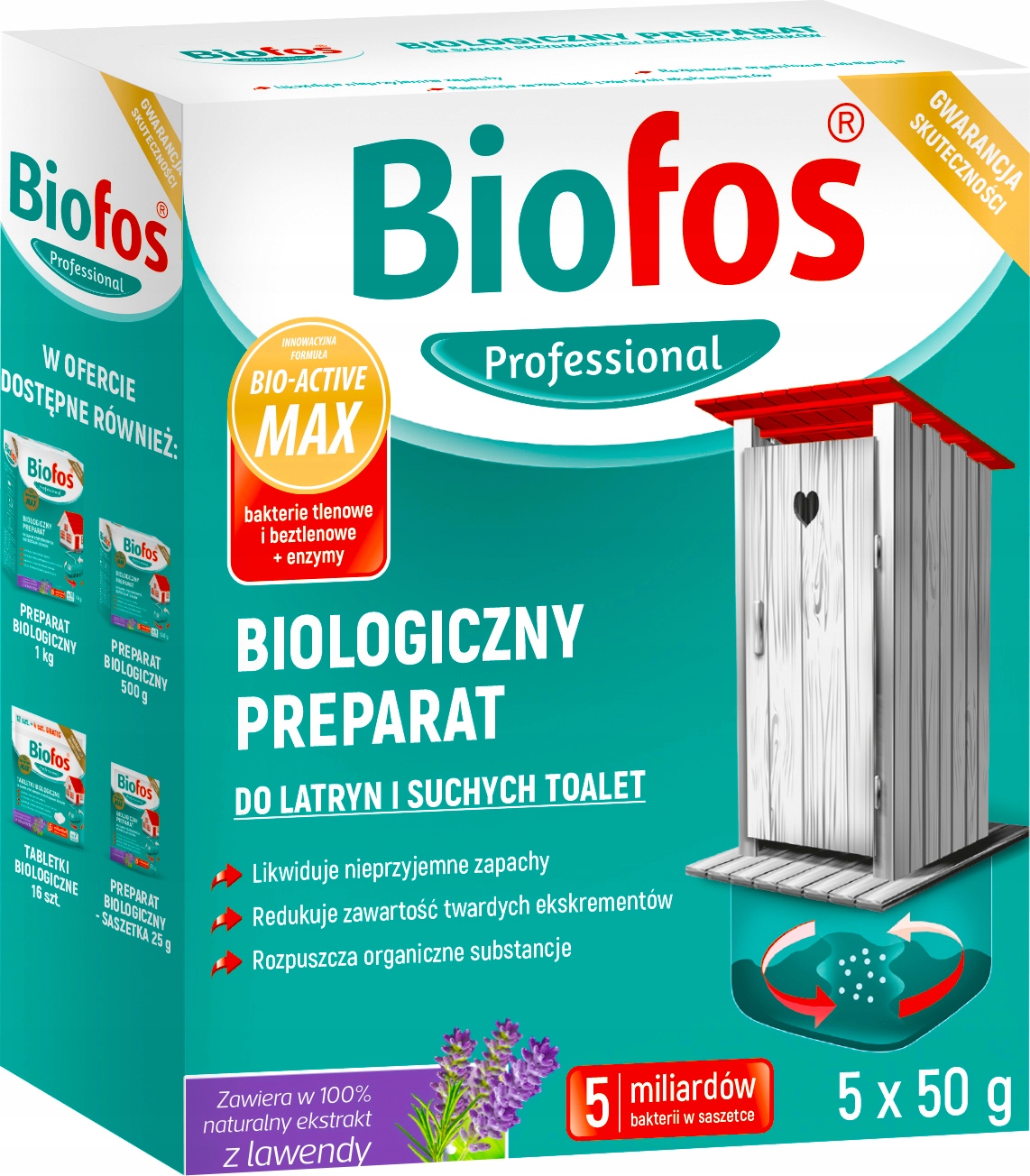

Biofos bakterie do latryn i suchych toalet 250g