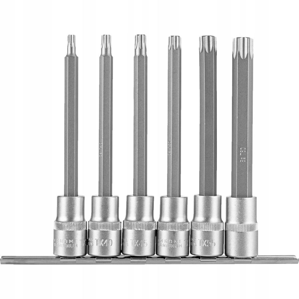 

Zestaw nasadek Torx 1/2" długie 140mm 6szt T3