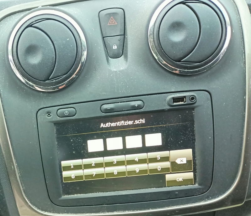 281153855r радио Dacia SANDERO II