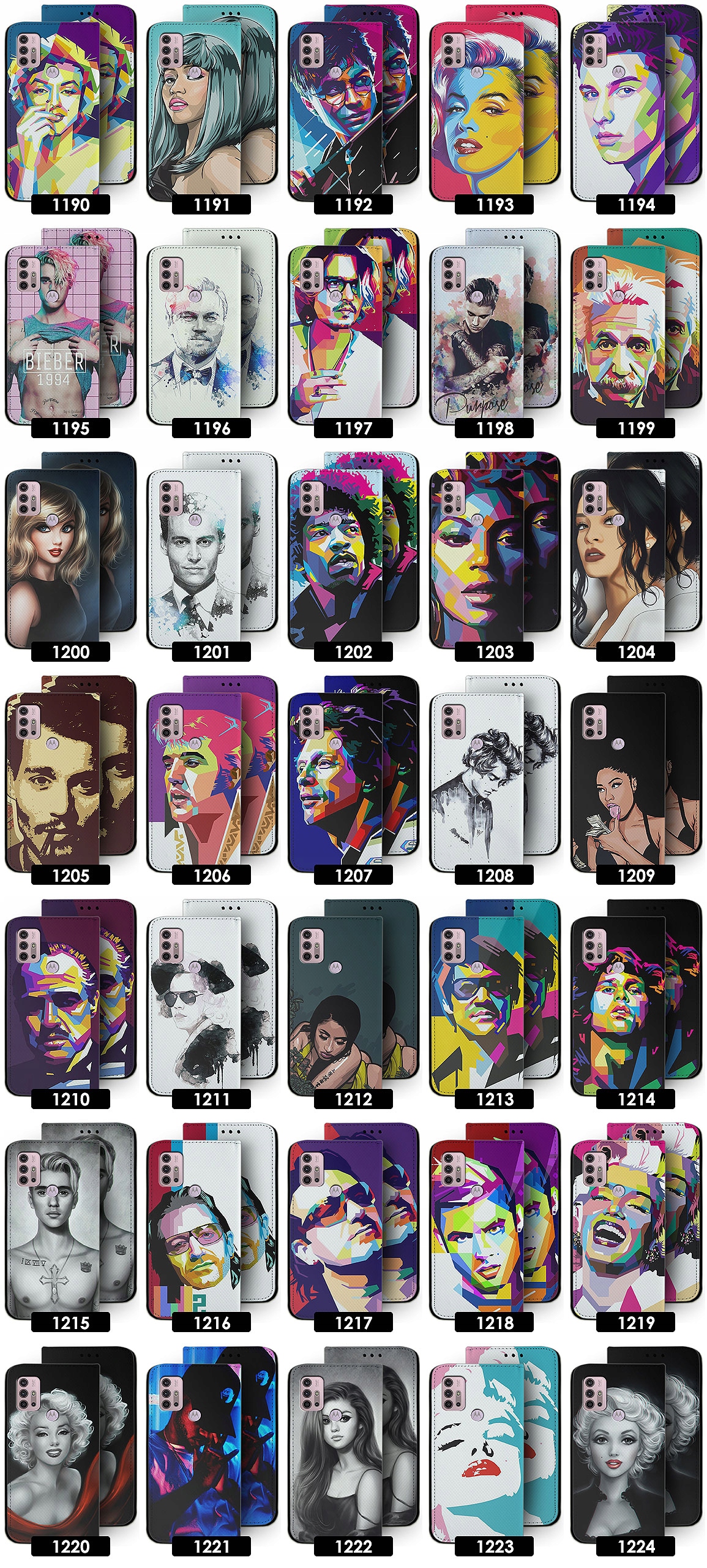 ETUI NAJŁADNIEJSZE DO MOTOROLA MOTO G10 G30 WZORY Dedykowana marka Motorola