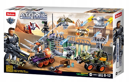 

Klocki 501EL Atomic Storm Placówka Atak Sluban