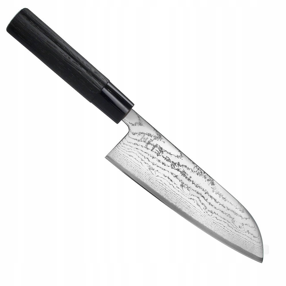 Tojiro Shippu Black VG-10 Japonský kuchynský nôž Santoku na zeleninu 16,5 cm