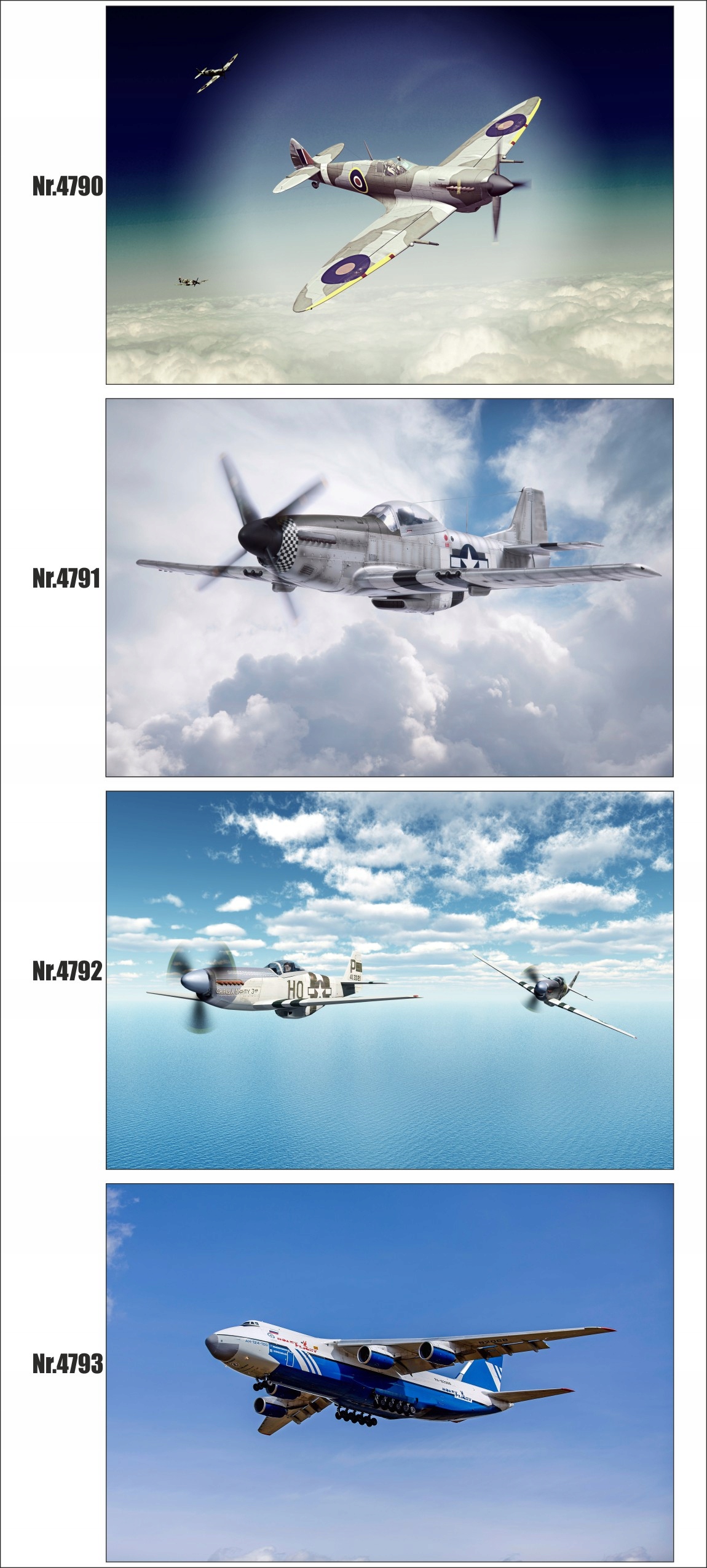 plakat samolot, samoloty, myśliwce, 70x50cm Wysokość produktu 50 cm