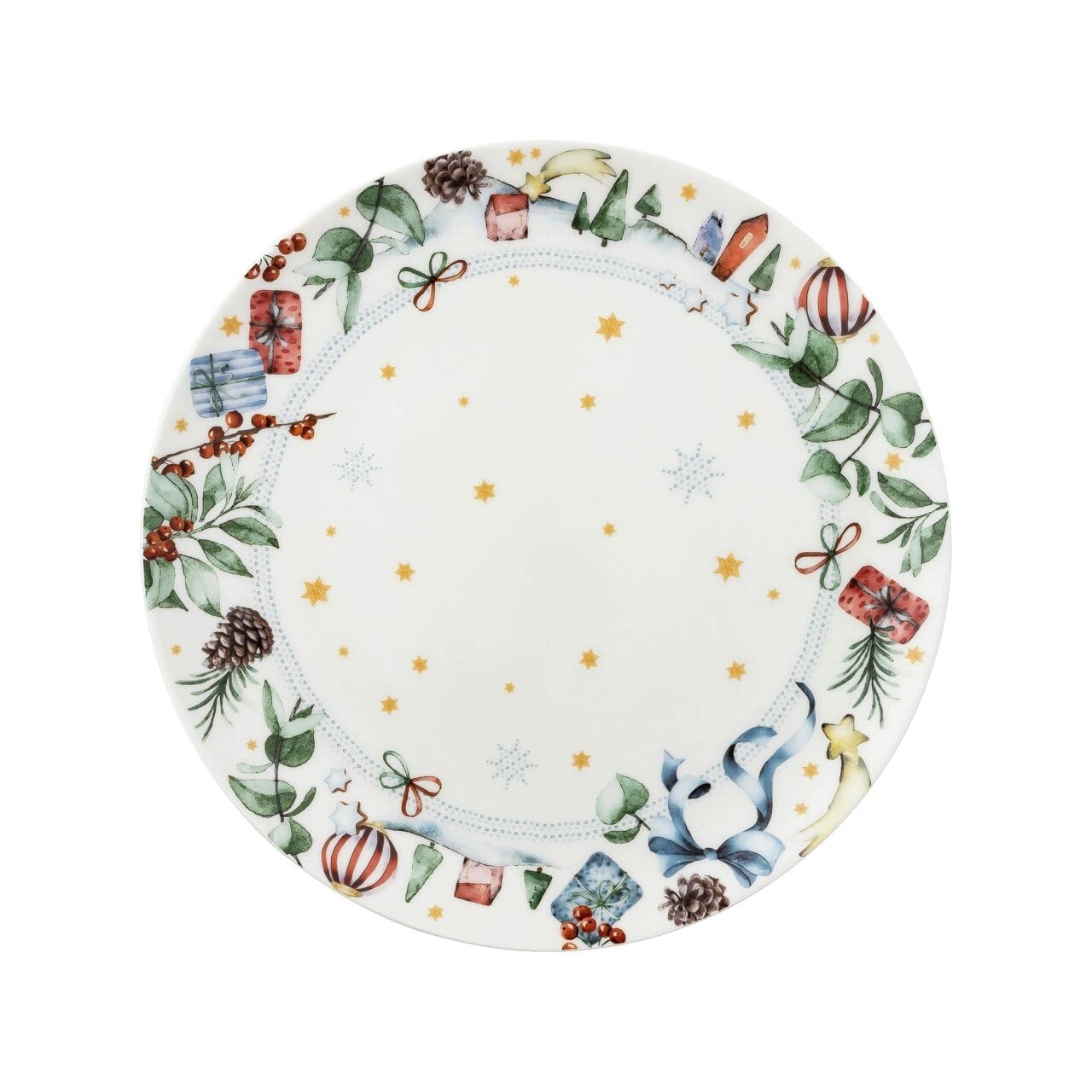 Vánoční Talíř 28 CM Porcelánový Na Sběratelské Sušenky
