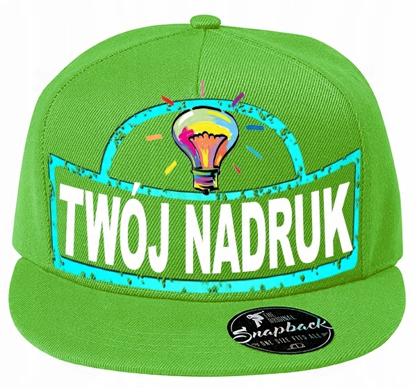 

Czapka Full Cap Snapback Z Własnym Nadrukiem 5P 92